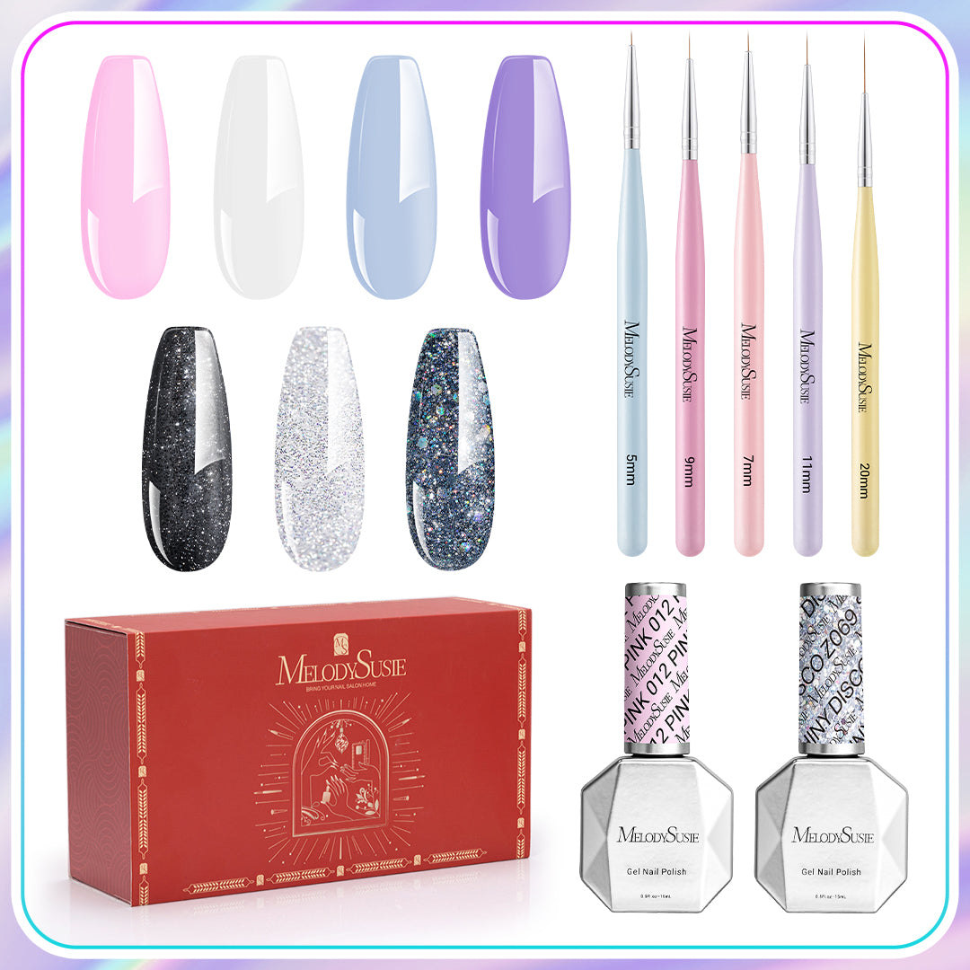 Anniversary Edition 7+1 Gel Nail Polish Set(15ml)