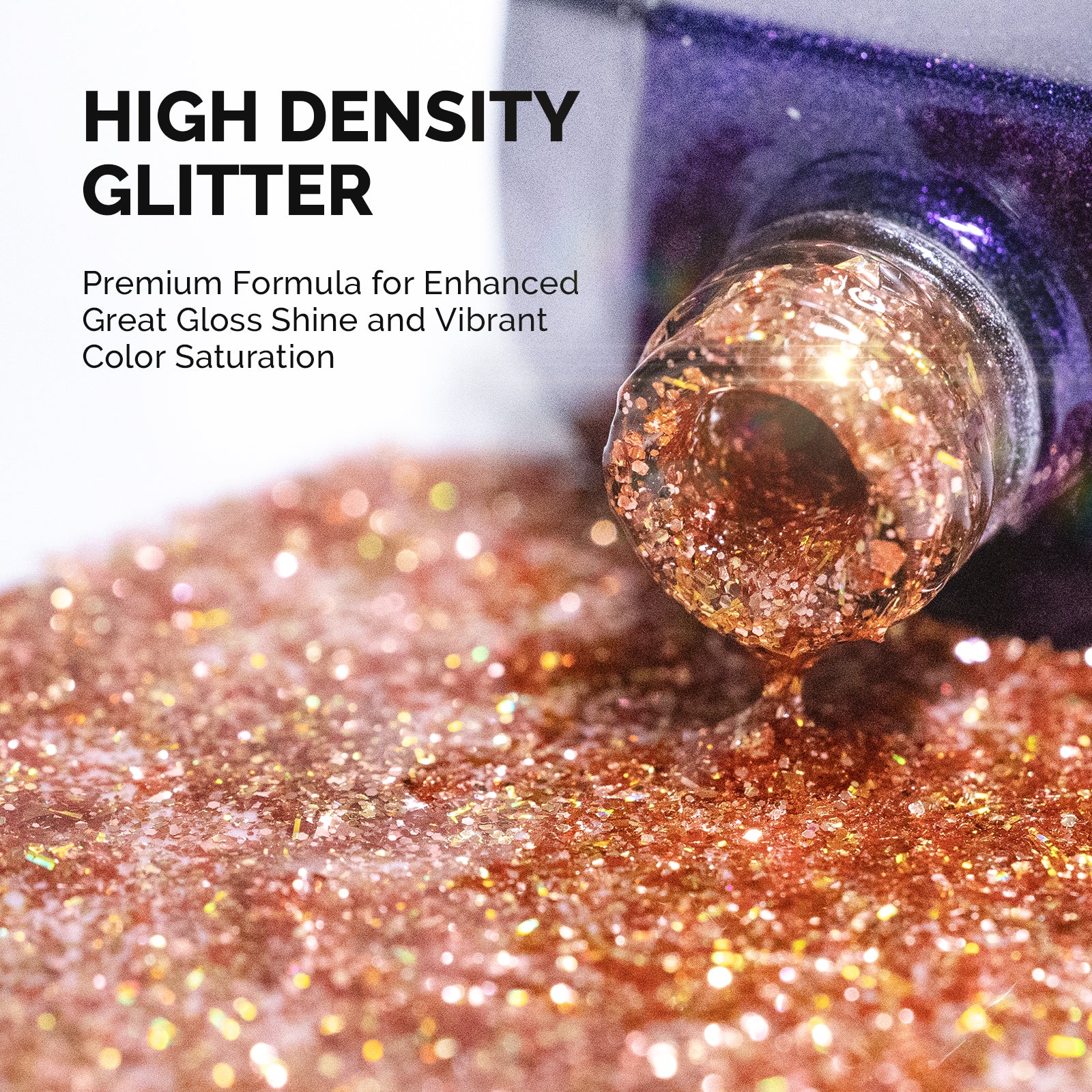 Galaliver Glitter Gel Nail Polish 15ml - X13 Happy Orange