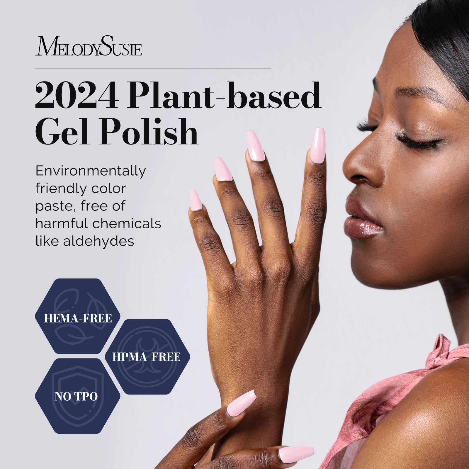 Fleurwee Plant-based Gel Nail Polish Set (0.5 fl oz/15ml) - Fresh Color