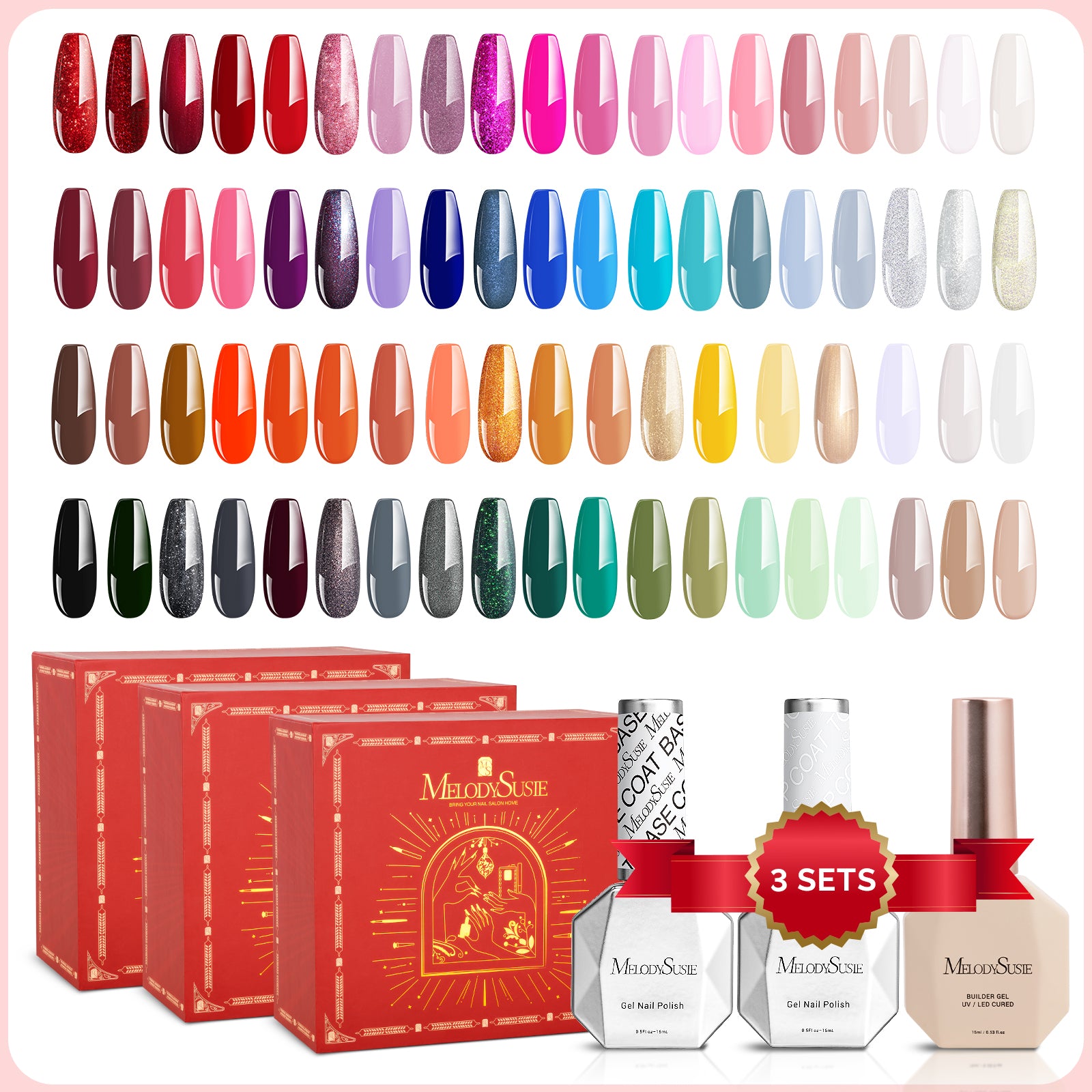 15ml Gel Nail Polish Gift Box - 75 Colors