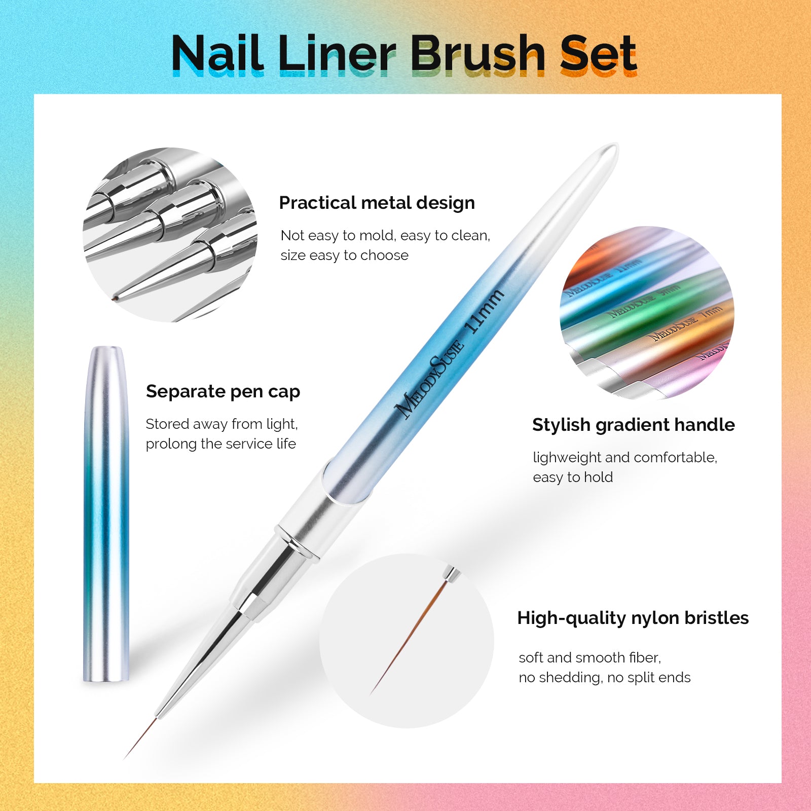 Artist Liner Brush (Set of 7)