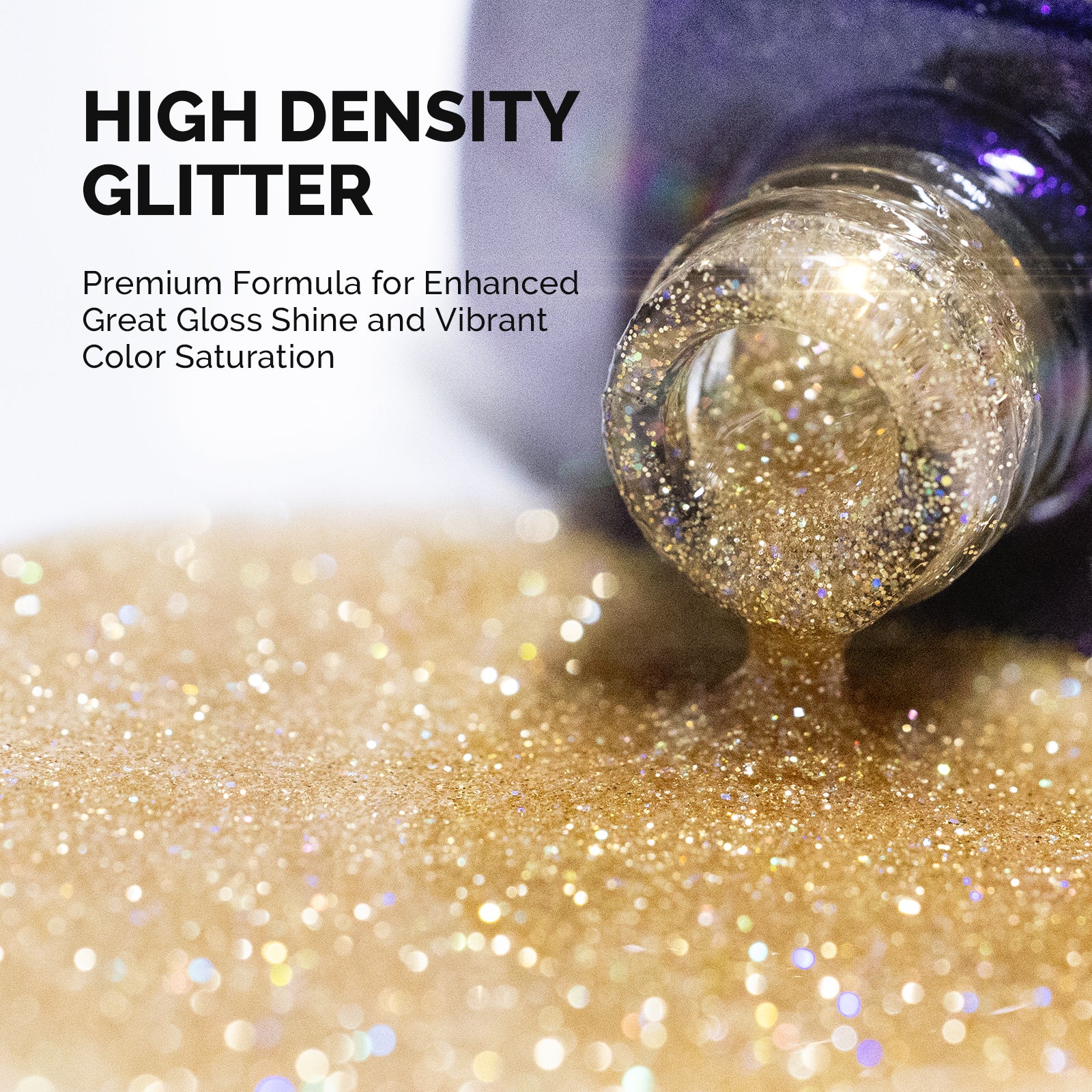 Galaliver Glitter Gel Nail Polish 15ml - X02 Noble Gold