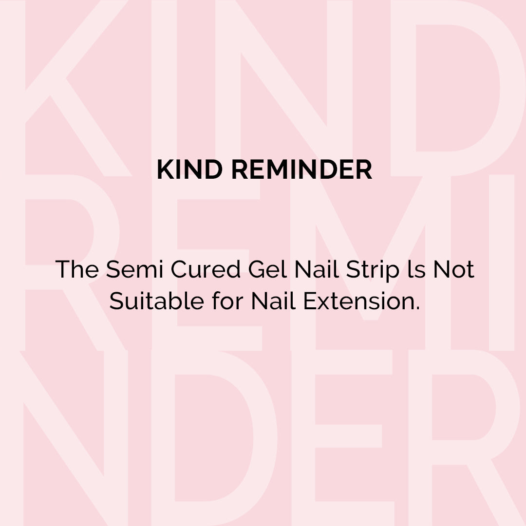 New Semi Cured Gel Nail Strips - US ONLY