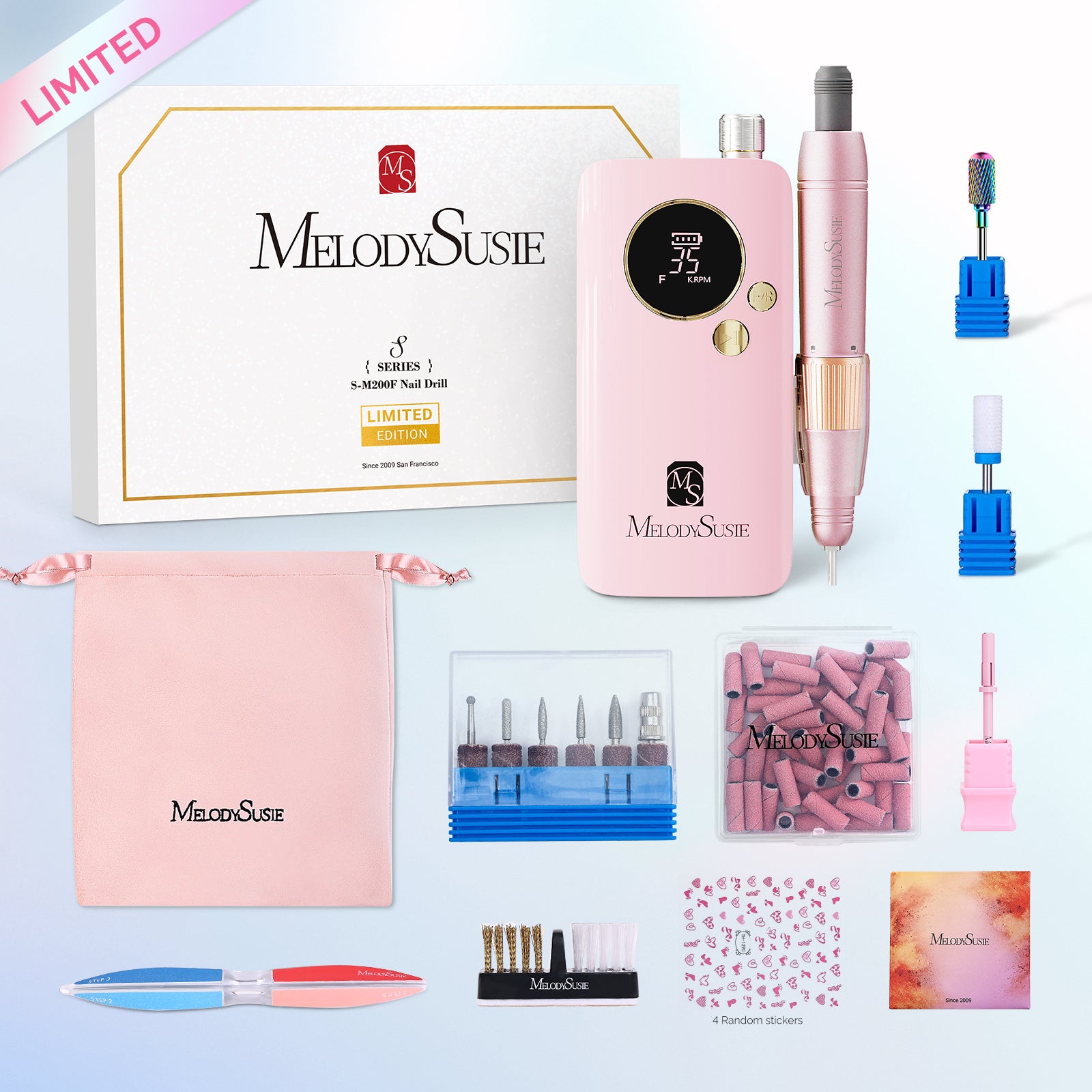 SM200F Plus Anniversary Nail Drill Gift Box