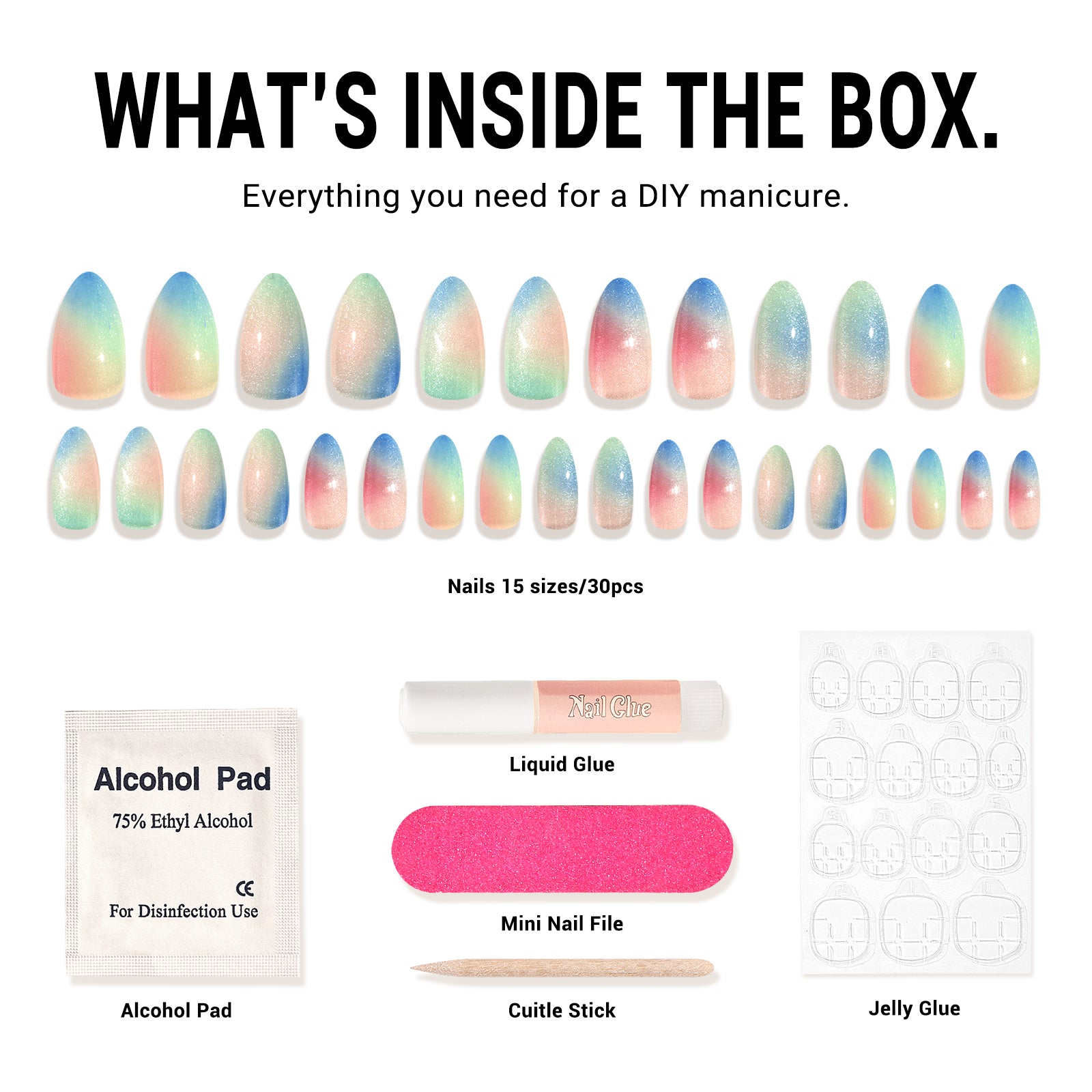 Dreamy Velvet Press On Nails Kit - US ONLY