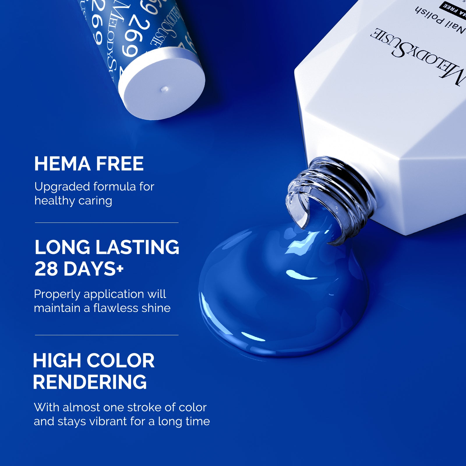 269 Royal Blue - Hema Free Gel Nail Polish 0.5 fl oz/15ml