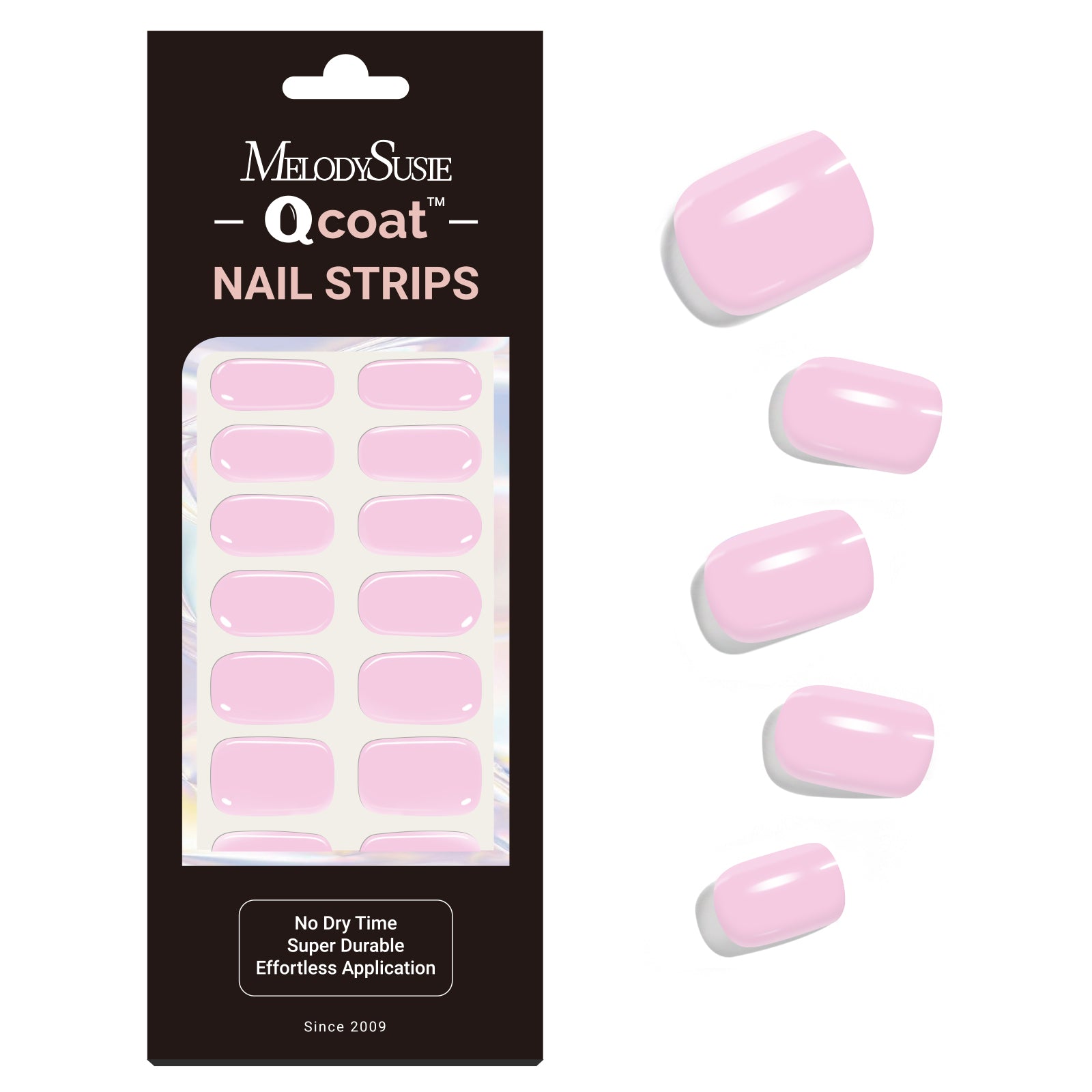 Qcoat Fully Cured Gel Nail Strips - Lavender(US ONLY)