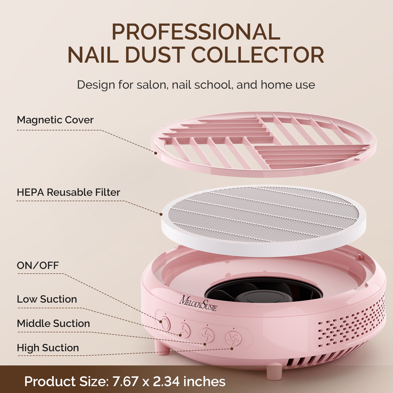 HPro Nail Dust Collector Kit