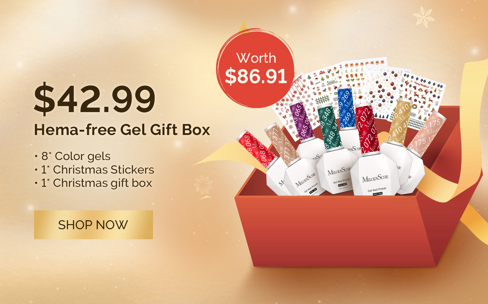 $42.99 Customized Hema-Free Gel Gift Box