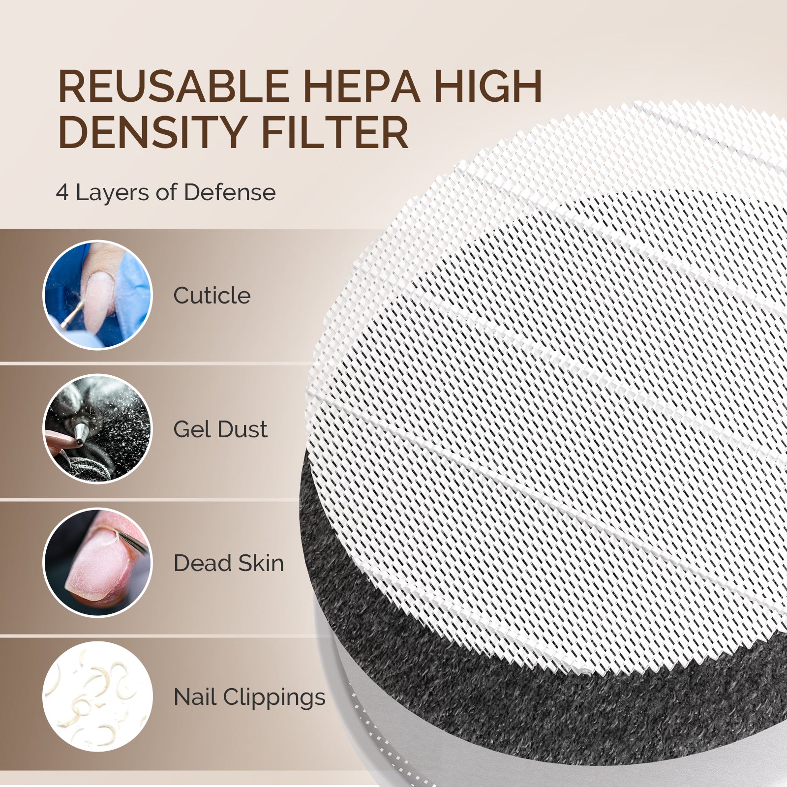 HPro Nail Dust Collector Kit