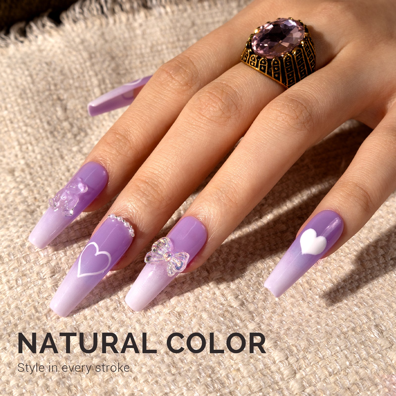 Jeweliver Jelly Gel Polish 15ml - Purple Kunzite - JP39