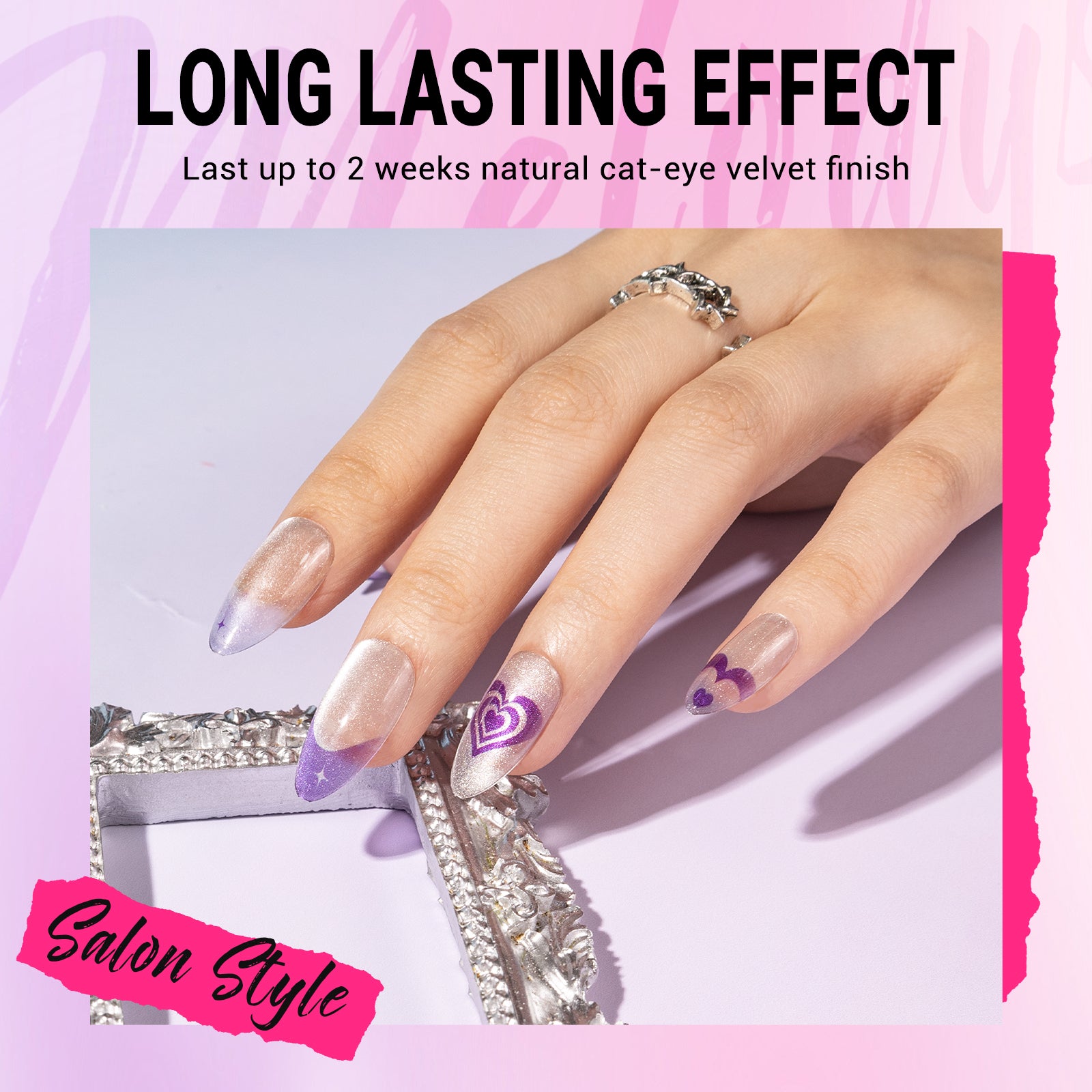 Purple Heart Press On Nails Kit - US ONLY