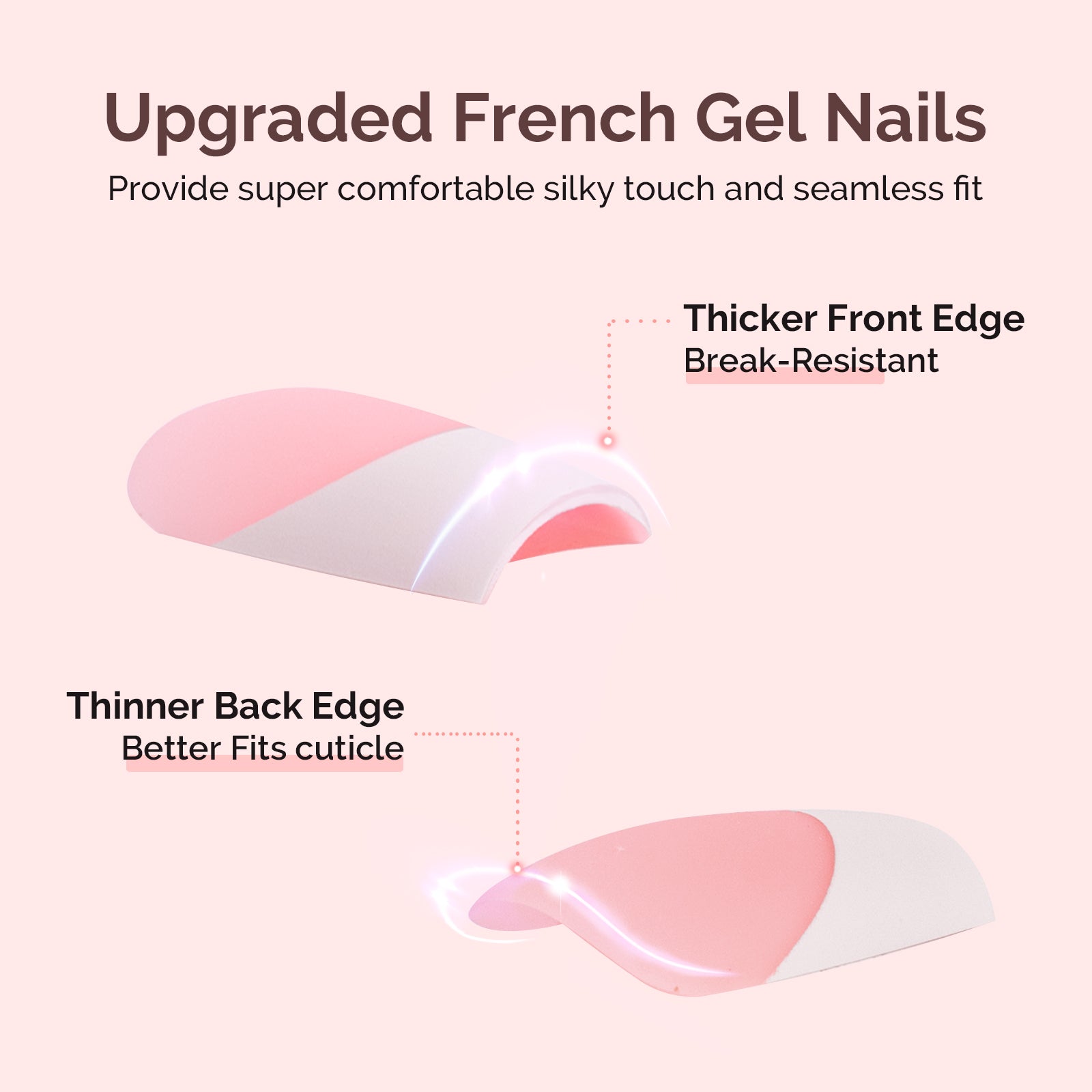 SilkTips French Gel Nails - US ONLY