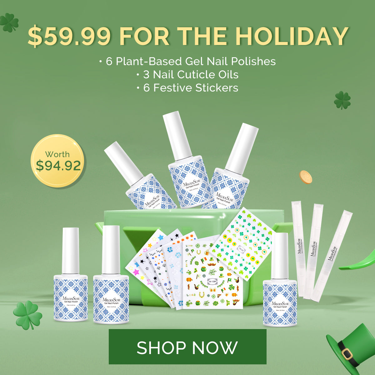 The $59.99 Custom Fleurwee Nail Gels for the Holiday