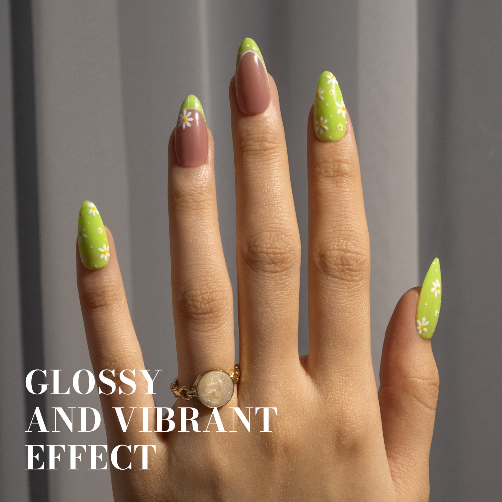 1658 Apple Green - - Faster UV Curing Gel Nail Polish(15ml)