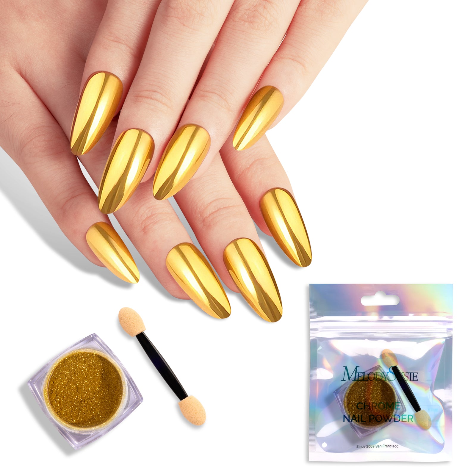 Gold Chrome Nail Powder