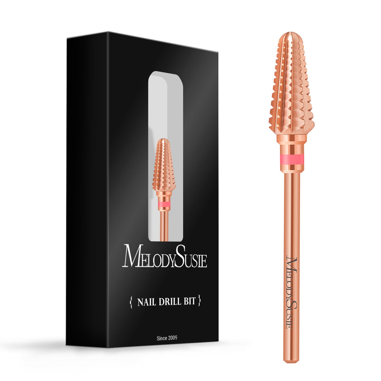 Tornado Tungsten Carbide Nail Drill Bits - Rose Gold