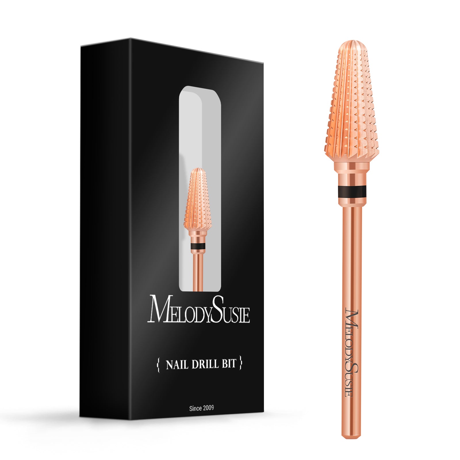 Tornado Tungsten Carbide Nail Drill Bits - Rose Gold