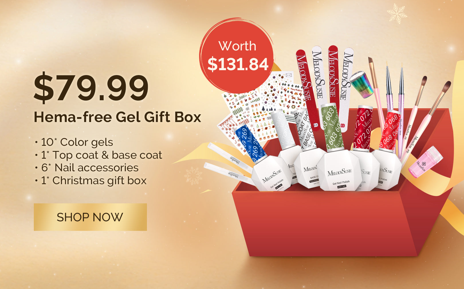 $79.99 Customized Hema-Free Gel Gift Box