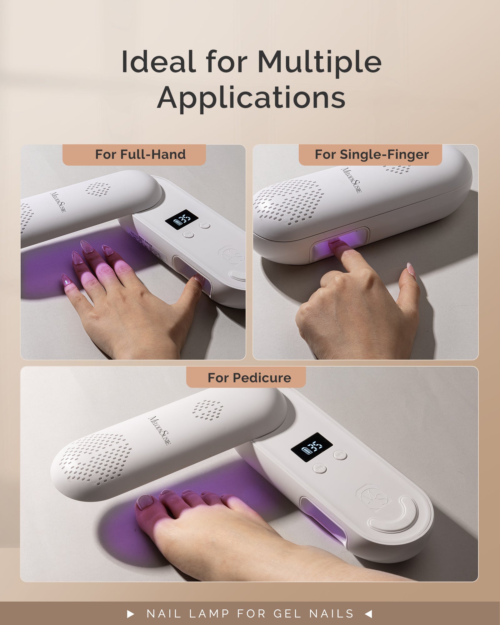 P-Plus20F UV Protection Rechargeable UV/LED Nail Lamp