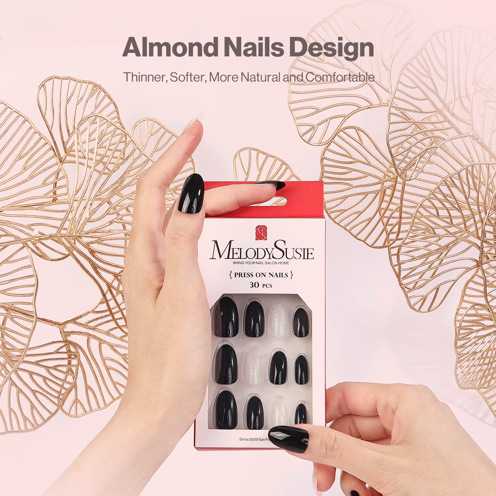 Amazon.com: Almond Press on Nails Short Fake Nails, Nude Pink Gel Acrylic  Nails with Nail Glue, Glossy False Nails Kits for Women Super Fit Natural  Nails 24 Pcs : Beauty & Personal