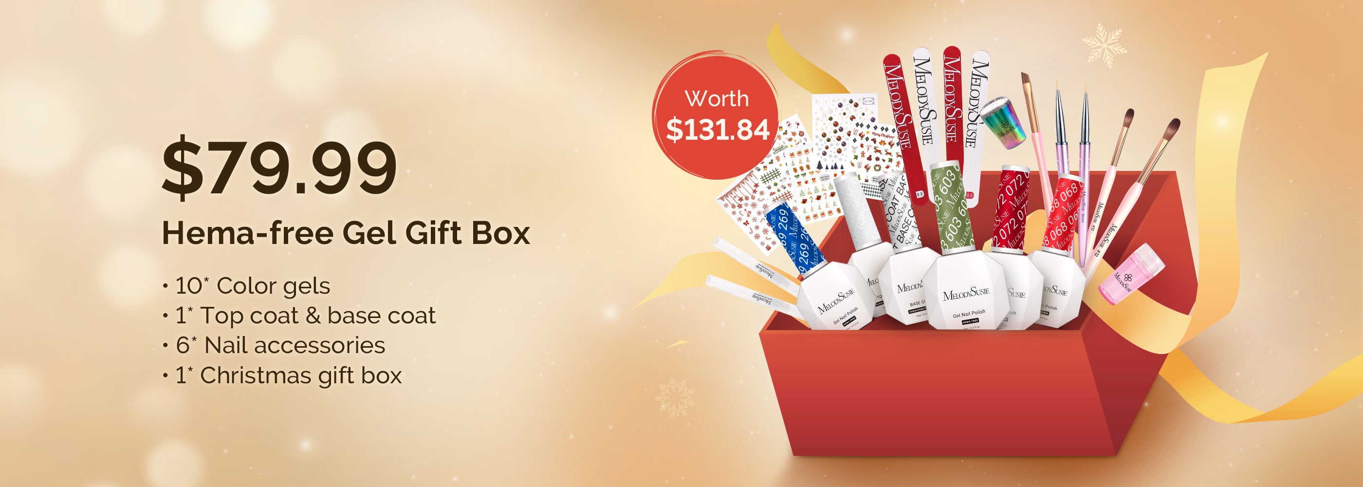 $79.99 Customized Hema-Free Gel Gift Box