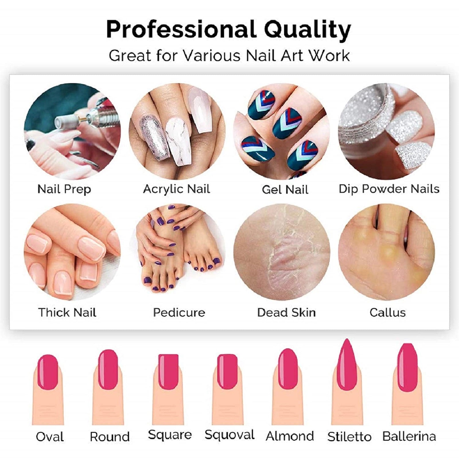 10Pcs Set for Gel Polish, for Gel Nails Professional Nail Art Tools for  Manicure/Pedicure Nail Art at Home 