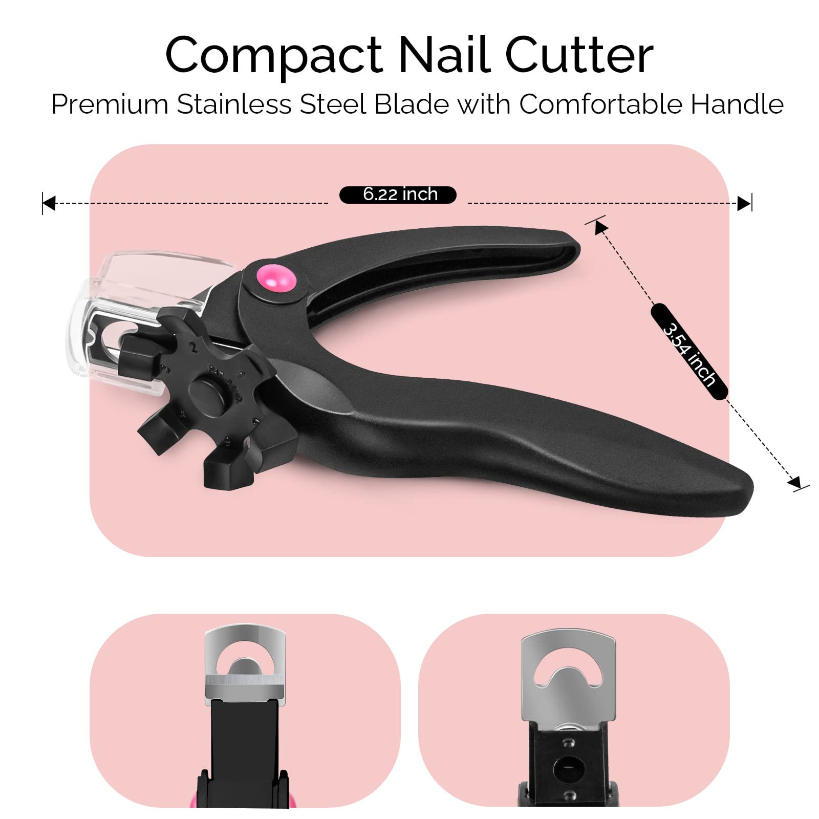 Medical-Grade Carbon Steel Nail Clipper Cutter Professional