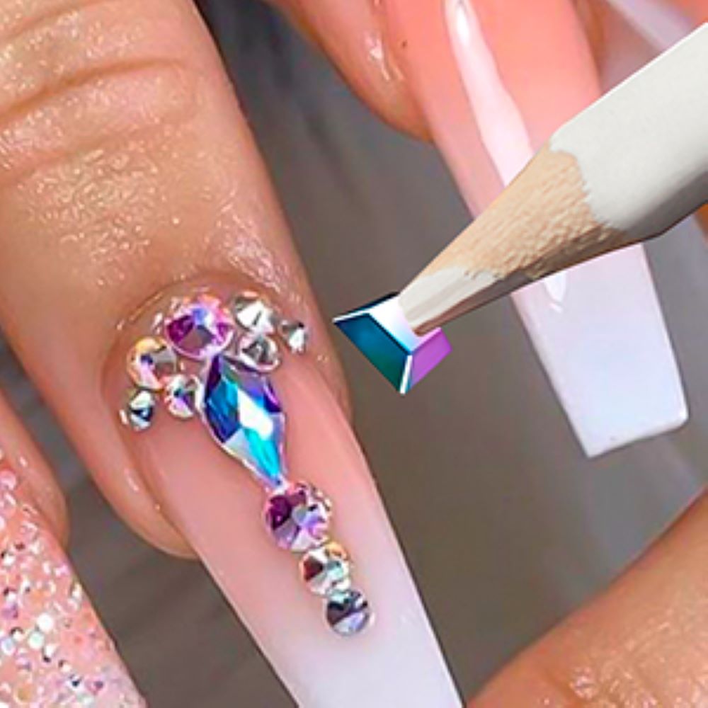 120 Pcs Multi-Shape Nail Rhinestones for nail art decoration